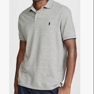 POLO RALPH LAUREN men’s gray collared short sleeve. Professional and casual
